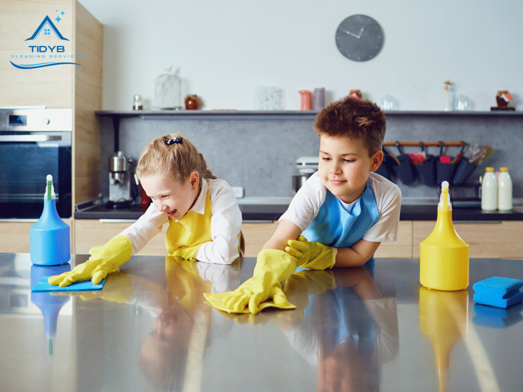 Kids and clean homes can coexist! We specialize in family-friendly cleaning strategies.